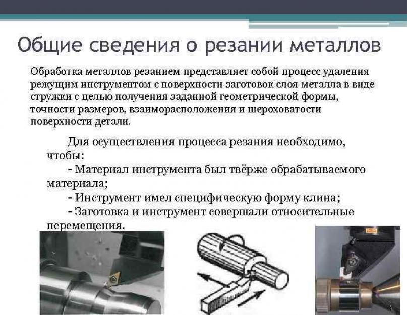 Тема обработка металлов. Виды технологических процессов обработки металлов. Основные сведения о процессе резания на токарно-винторезном станке. К обработке металлов резанием относится. Основные теории резания металла.