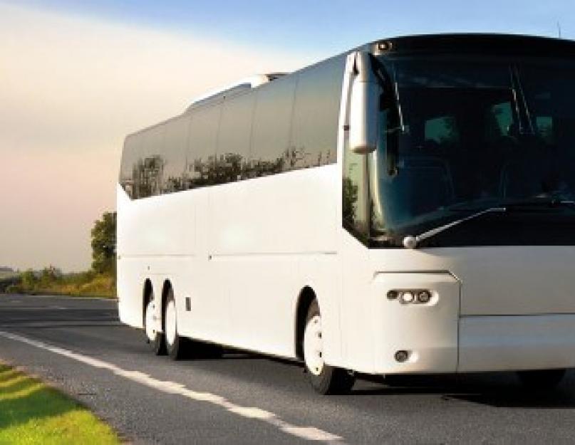 Registration of international passenger transportation by road.  Rules and conditions for renting buses for international transport.  International flights to Europe